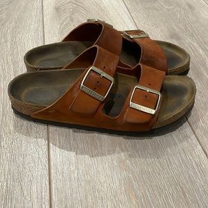 Birkenstock Arizona suede sandals
